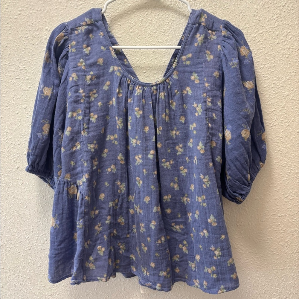 Free People Chloe Printed Top